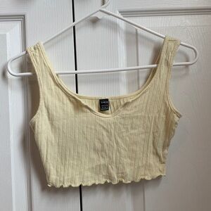 Yellow Shein Tank Top